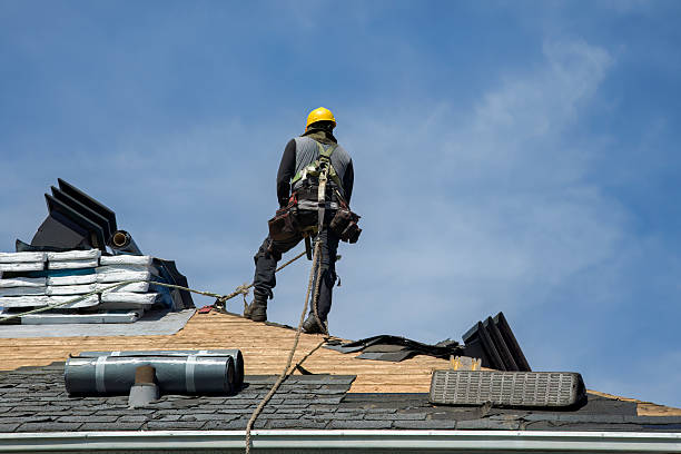 Professional Roof Replacement technician working in Milnor, ND